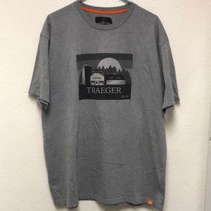 Traeger Men’s 2XL Barn Graphic Heather Gray Short Sleeve T-Shirt